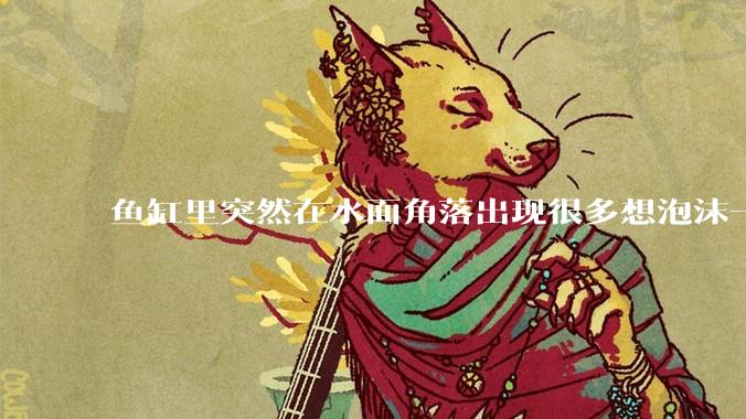 鱼缸里突然在水面角落出现很多想泡沫一样的气泡是怎么回事？