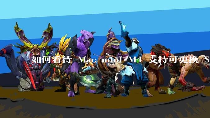 如何看待 Mac mini M4 支持可更换 SSD？
