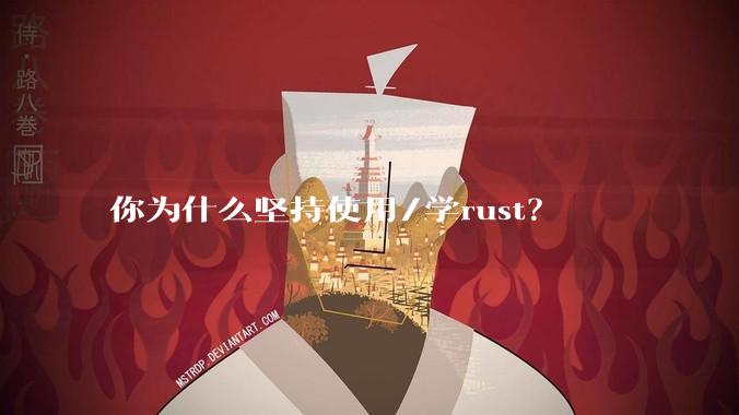 你为什么坚持使用/学rust？